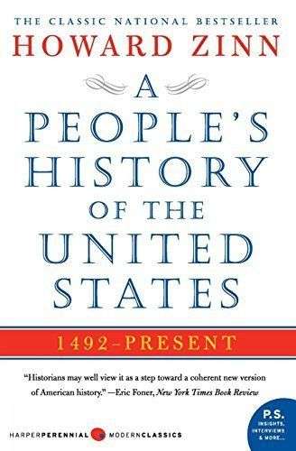 A People's History by Howard Zinn — a social justice resource recommended by Blue Canary Psychotherapy