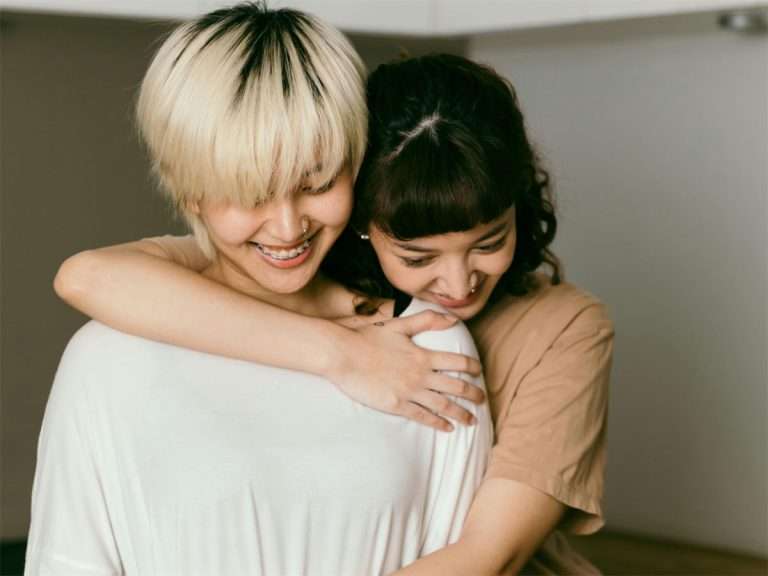 Couple working on intimacy and connection with a therapist at Blue Canary Psychotherapy
